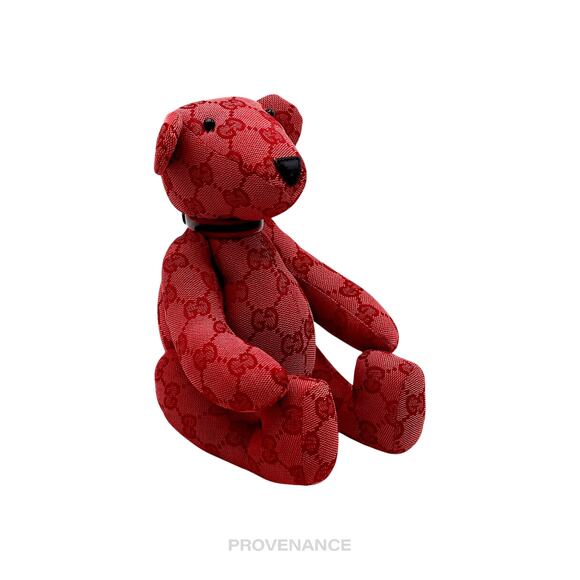 🔴 Gucci Teddy Bear - Red GG Canvas - Picture 6 of 11